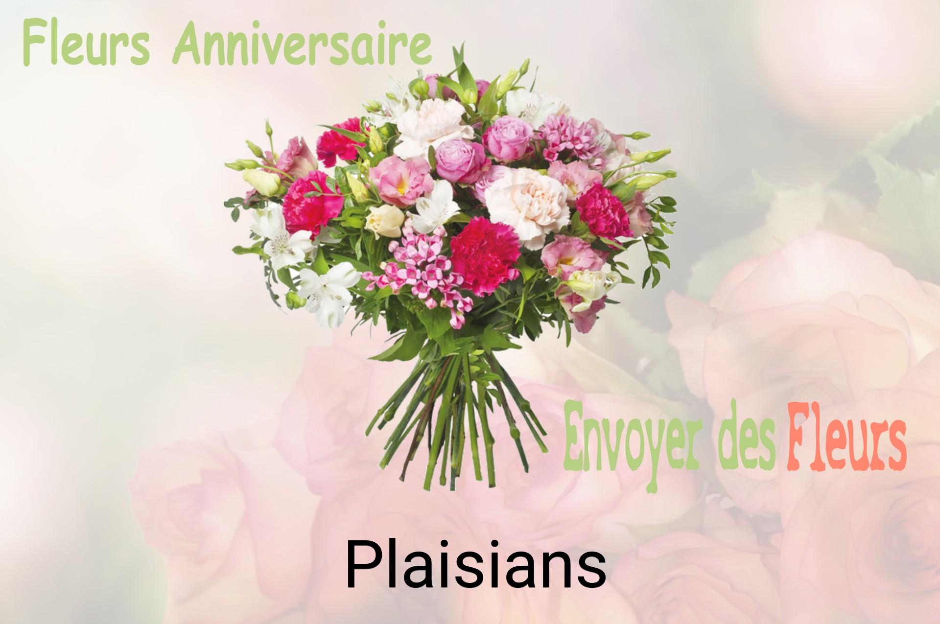Bouquet de fleurs d’anniversaire livré à Plaisians